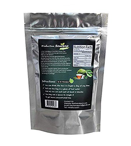 Soursop Leaf Tea 36-Teabags Backview