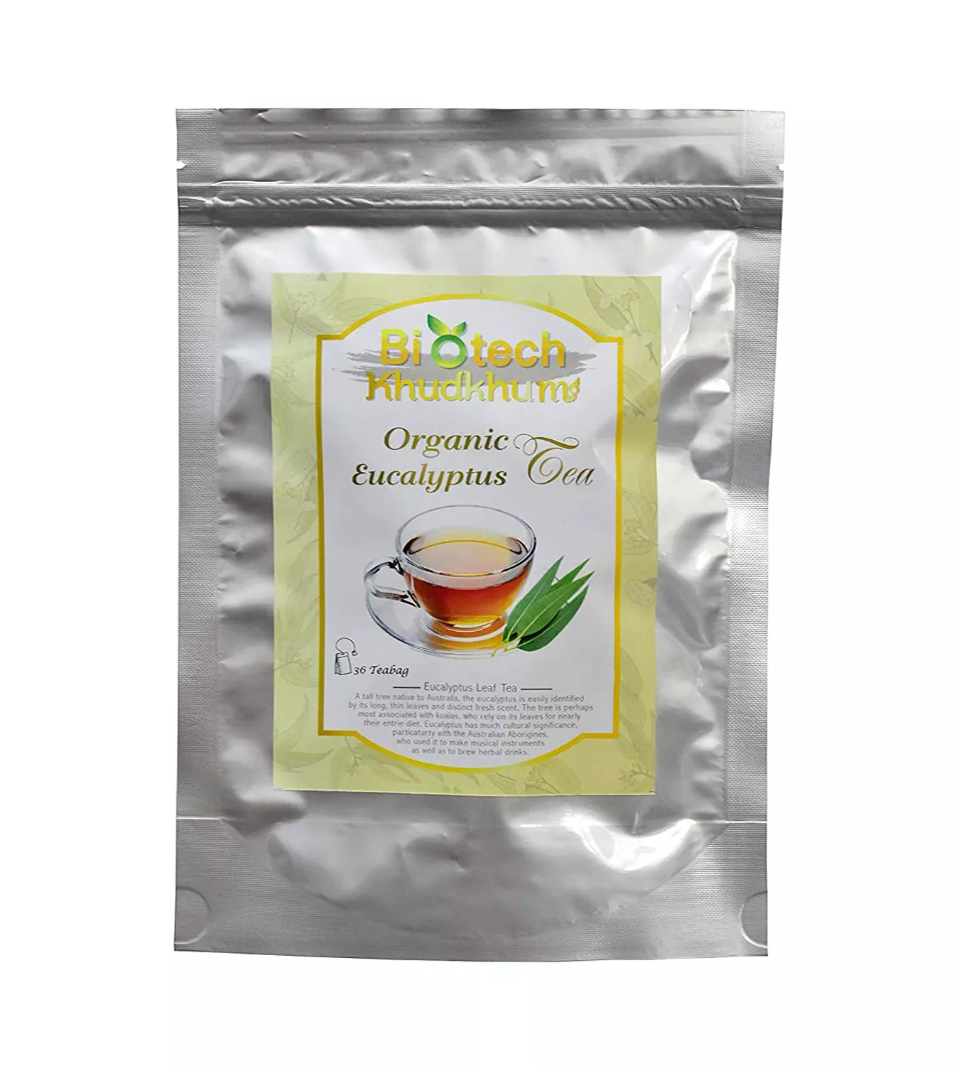 Eucalyptus Leaf Tea 36-Teabags Front