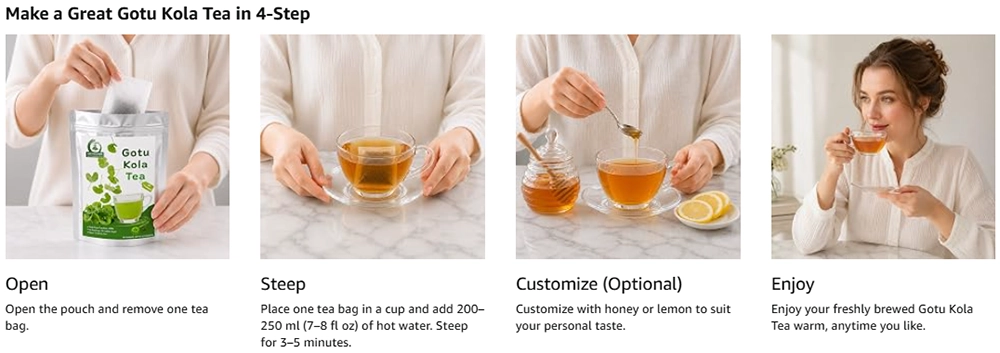 Gotu Kola Tea Brewing