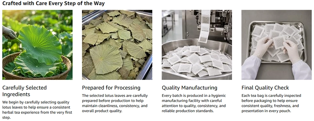 Lotus Leaf Tea Manufacturing
