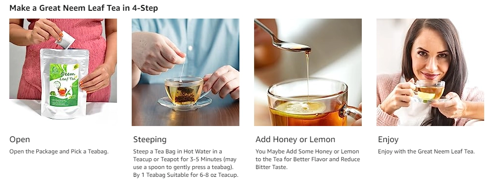 Make a Great Neem Leaf Tea in 4-Step
