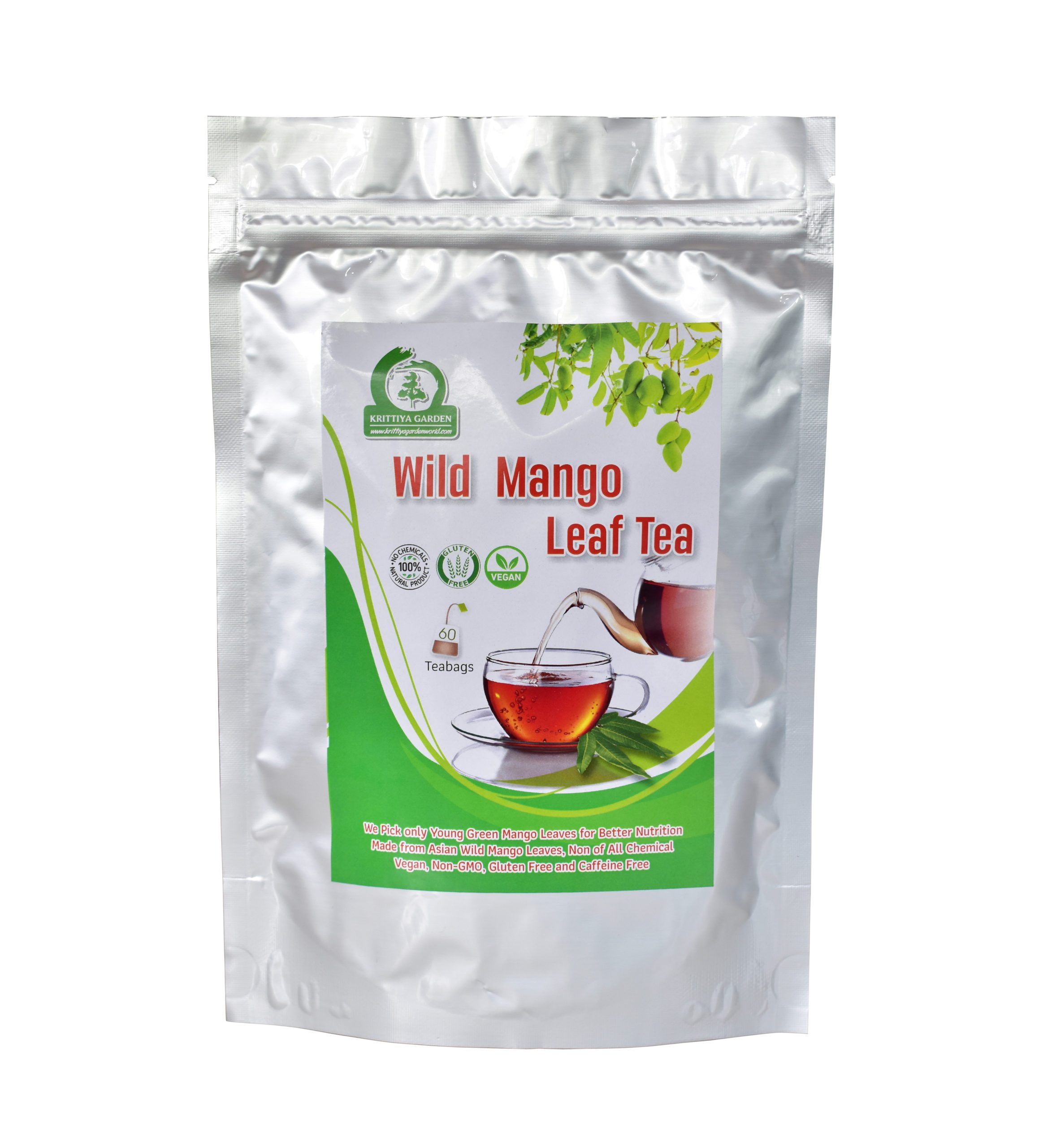 Wild Mango Leaf Tea 60-Teabags - Krittiya Garden World