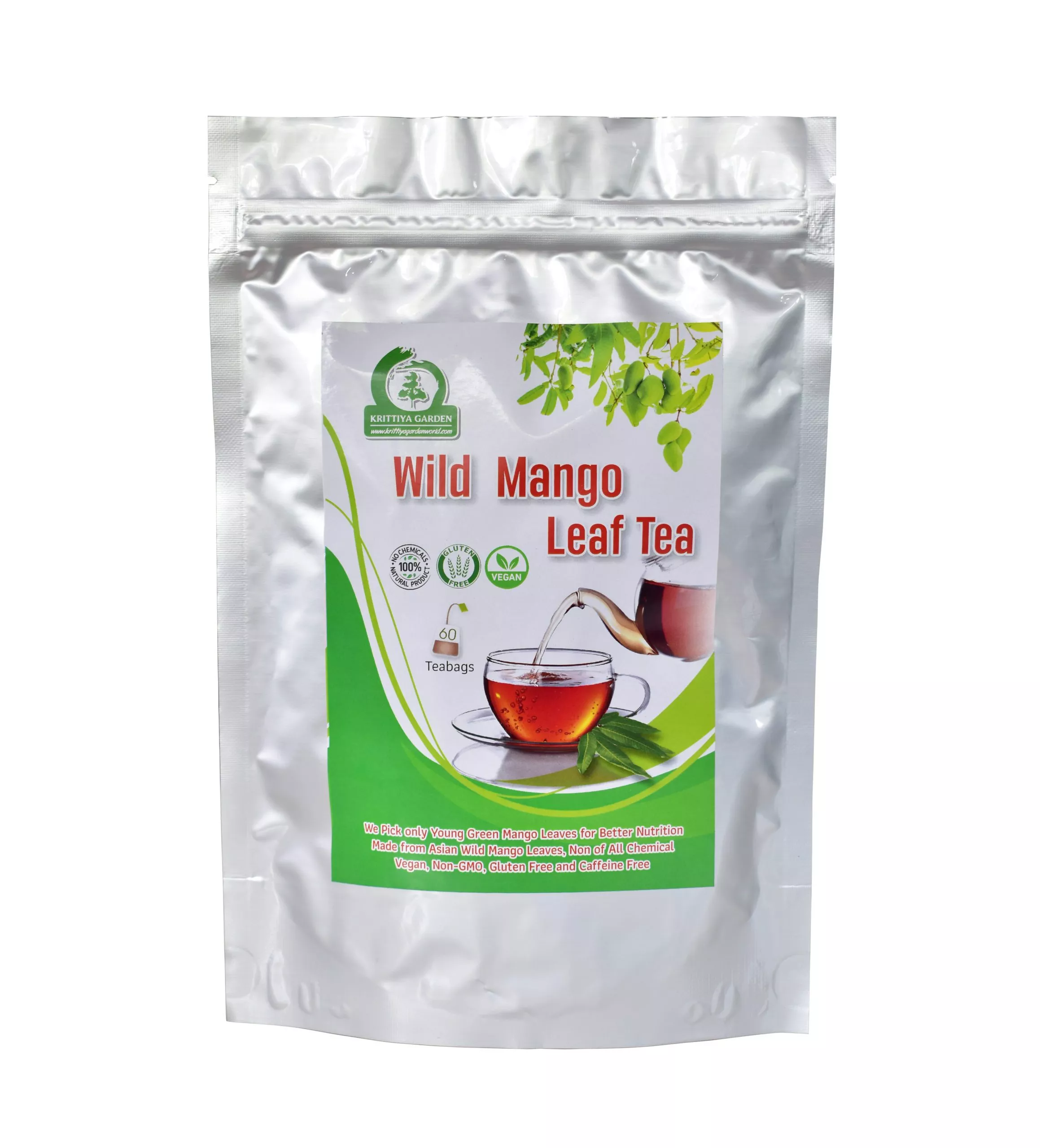 Wild Mango Leaf Tea 60-Teabags - Krittiya Garden World