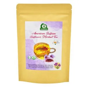 American Saffron Herbal Tea Front