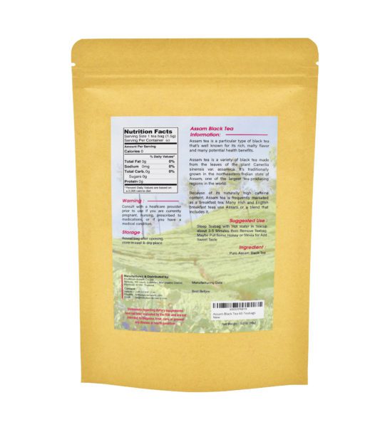 Assam Black Tea 60Teabags (3.2oz) Krittiya Garden World