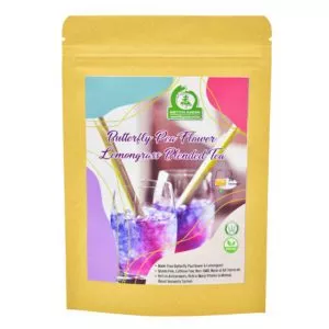 Butterfly Pea Flower Lemongrass Blended Tea Front