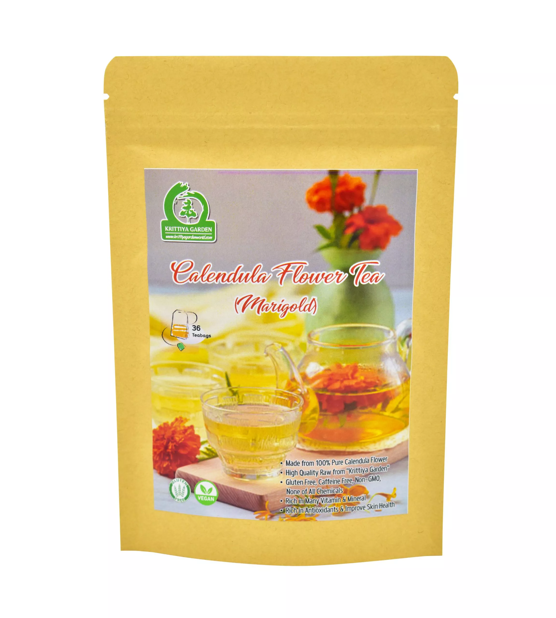 Calendula Flower Tea Front