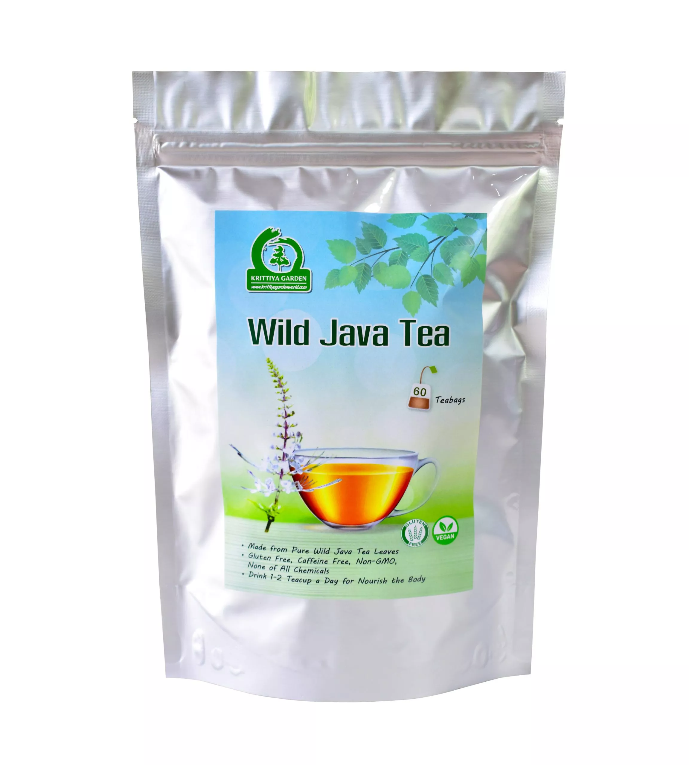 Wild Java Tea 60-Teabags (Kumisukuchin, Orthosiphon Aristatus, Cat ...