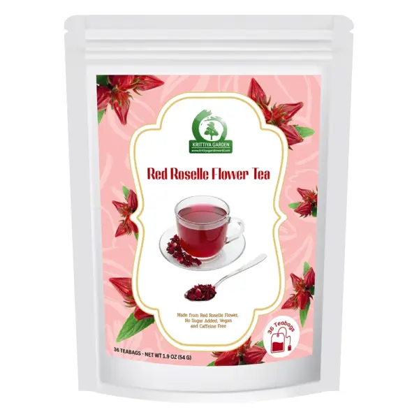 Red Roselle Flower Tea 36TB Front