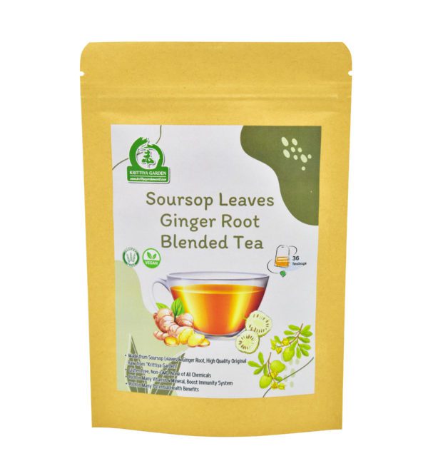 Soursop Leaves Ginger Root Blended Tea Front
