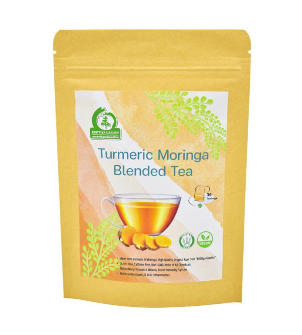 Turmeric Moringa Blended Tea Front