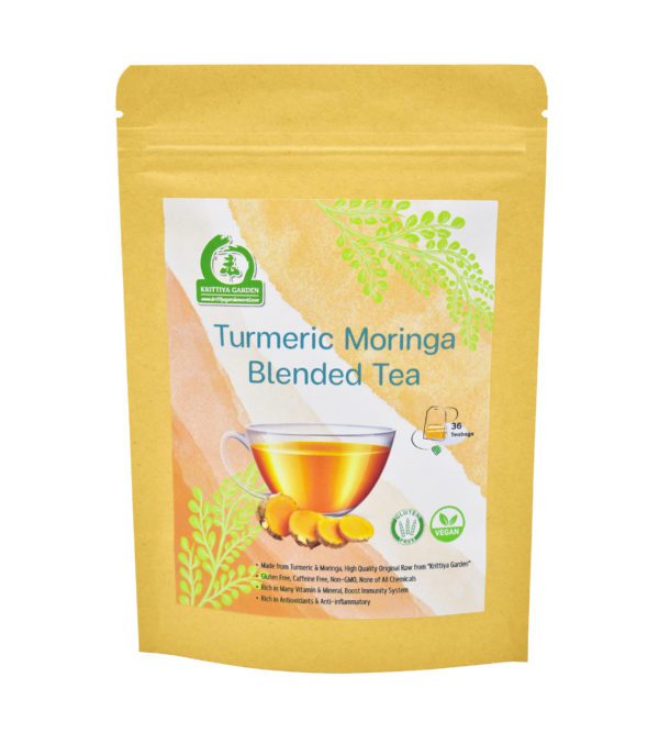 Turmeric Moringa Blended Tea Front